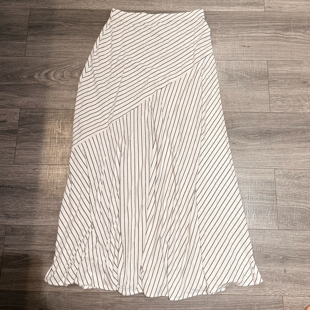 Chico Striped Maxi Skirt